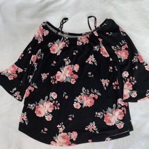 Off the shoulder floral top